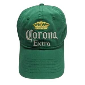 Corona Extra Green Adjustable Strapback Hat Baseball Dad Cap Anoma modelo fun